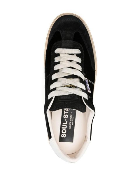Golden Goose Soul-Star velvet sneakers - Black