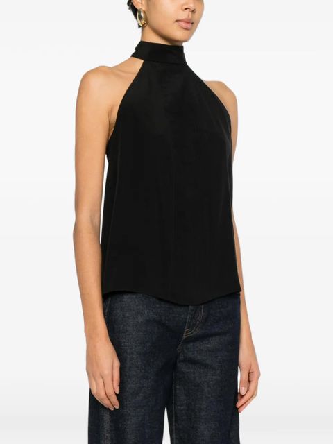 TOM FORD ribbed tie-neck blouse - Black - zdjęcie produktu nr 2