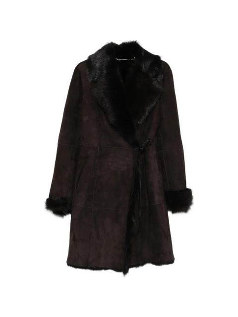 Nour Hammour Joni shearling coat - Brown - zdjęcie produktu nr 1