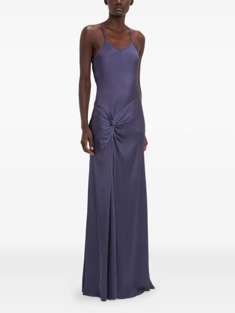 Victoria Beckham Draped Cami maxi gown - Purple - zdjęcie produktu nr 2