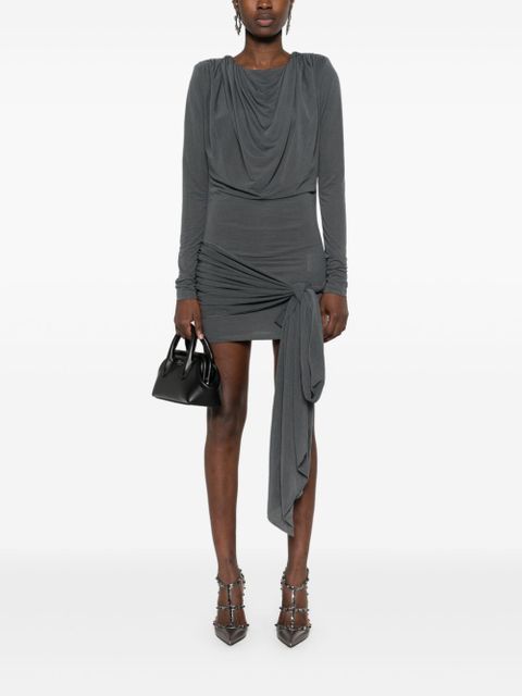 ROTATE BIRGER CHRISTENSEN Waterfall mini dress - Grey