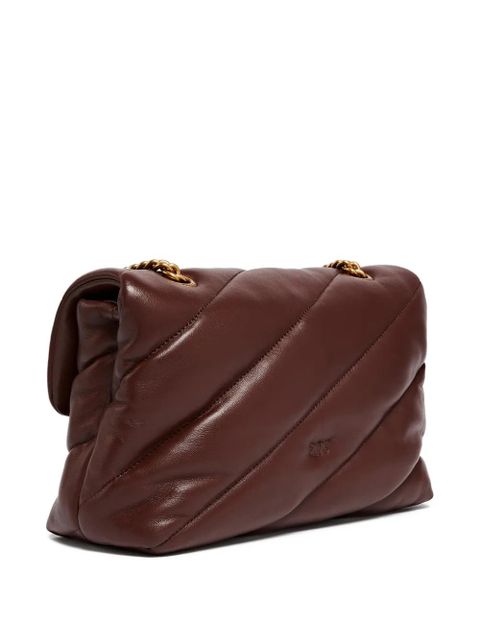 PINKO medium Love quilted bird cross body bag - Brown - zdjęcie produktu nr 2
