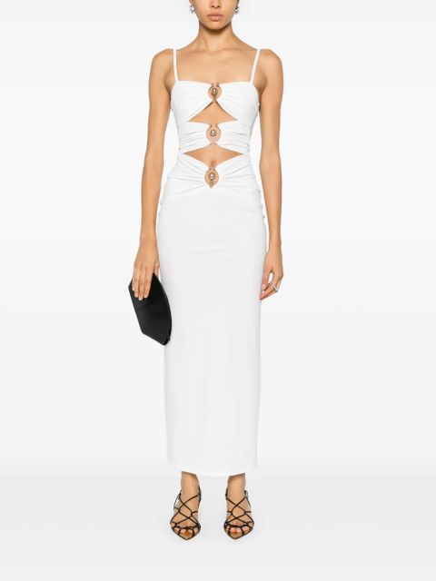 Christopher Esber Pierced Orbit maxi dress - White - zdjęcie produktu nr 2