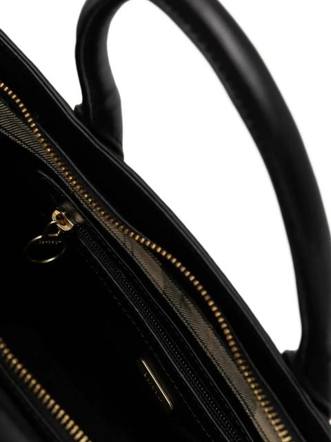 Barbour Birch Deboss quilted tote bag - Black