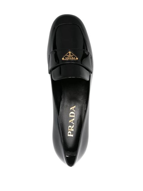 Prada 35mm patent-leather pumps - Black