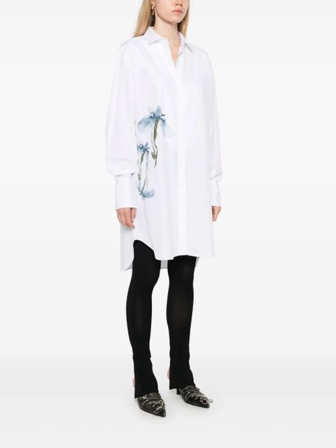 Givenchy printed poplin shirt - White