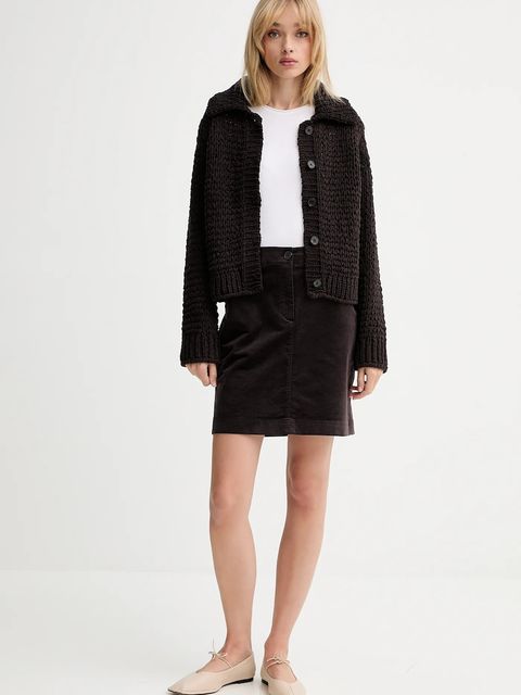 Marc O'Polo kardigan damski kolor brązowy 508607661083