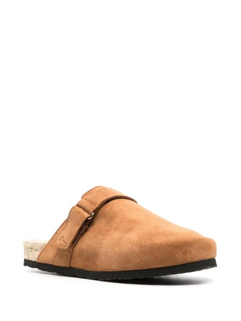 Manebi Hamptons leather flat mules - Brown - zdjęcie produktu nr 2