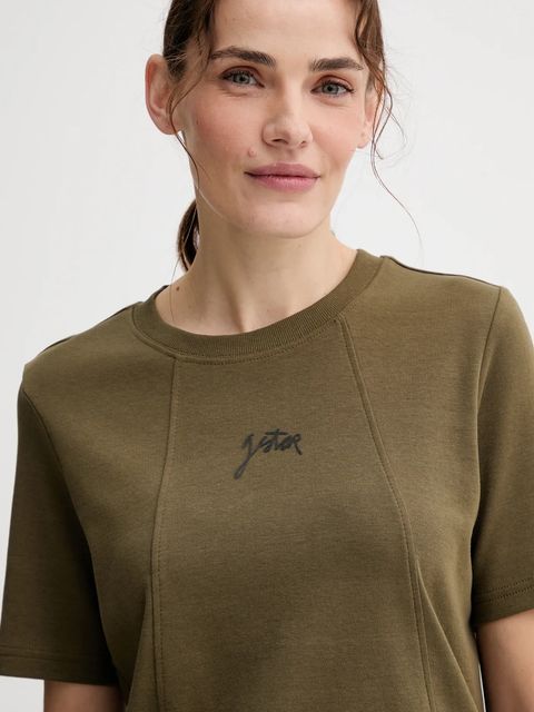 G-Star t-shirt bawełniany damski kolor zielony D26907.D976