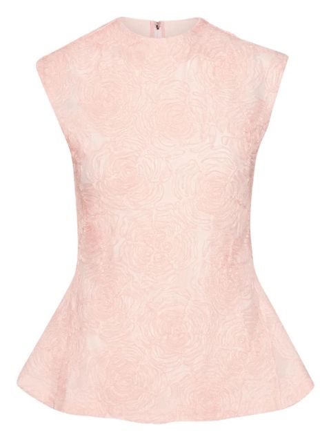 ROTATE BIRGER CHRISTENSEN floral-patterned top - Pink - zdjęcie produktu nr 1