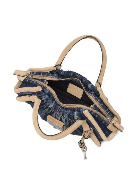 Marc Jacobs small The Denim Cristina tote bag - Blue