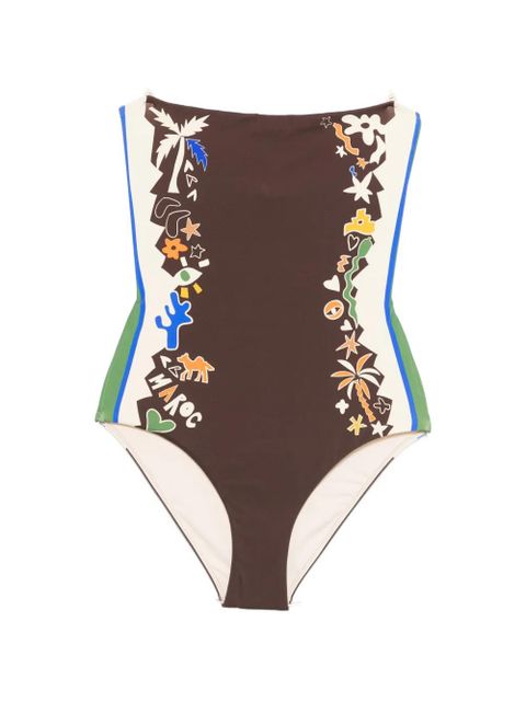 ALEMAIS Maroc swimsuit - Brown - zdjęcie produktu nr 1