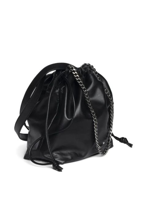 Zadig&Voltaire chain-handle drawstring bag - Black