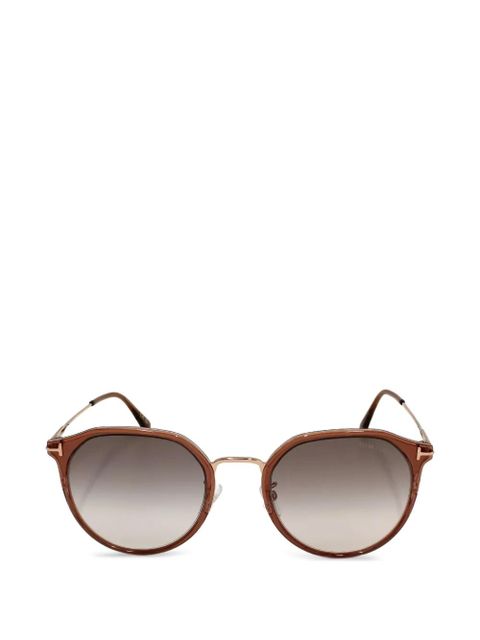 TOM FORD round-frame sunglasses - Brown