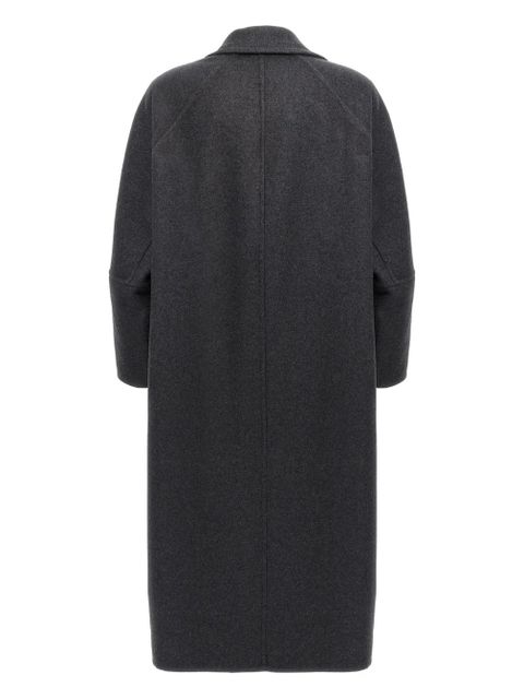 Max Mara flap-pockets coat - Grey