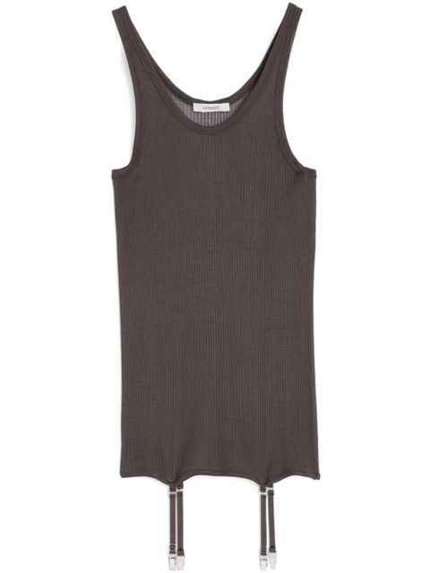 LEMAIRE suspenders tank top - Brown - zdjęcie produktu nr 1