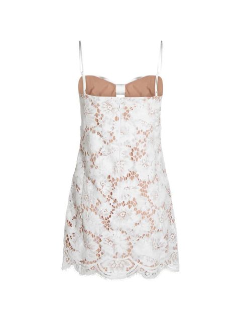 Self-Portrait bow lace mini dress - White - zdjęcie produktu nr 2
