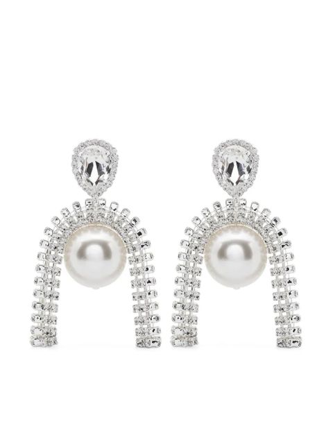 Magda Butrym pearl-embellished drop earrings - Silver - zdjęcie produktu nr 1