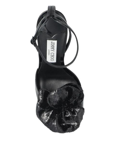 Jimmy Choo Mimmi flower-detail heels - Black - zdjęcie produktu nr 2