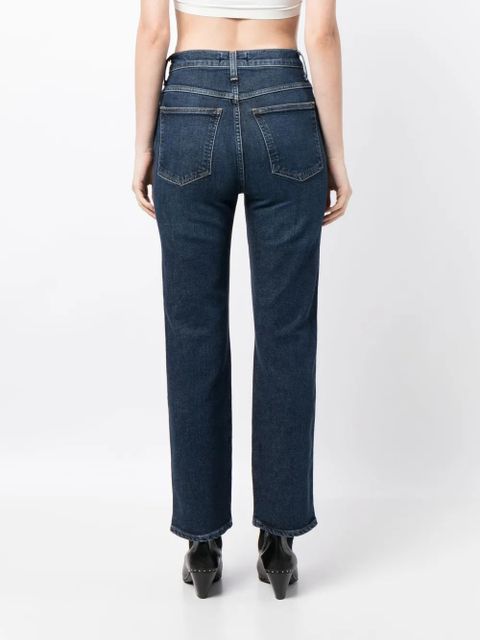 AGOLDE high-rise flared jeans - Blue