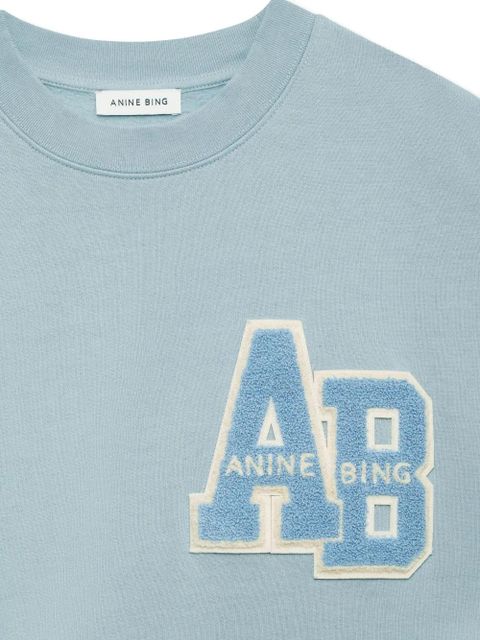 ANINE BING cotton sweatshirt - Blue - zdjęcie produktu nr 2