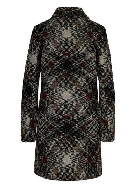 Missoni patterned button coat - Brown