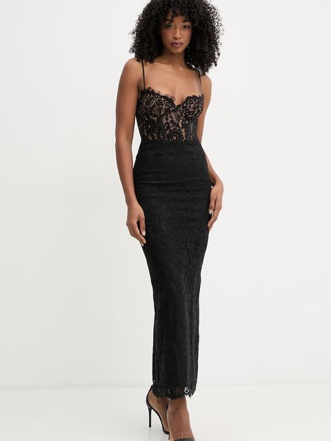 Bardot sukienka gorsetowa koronkowa - zdjęcie produktu nr 2