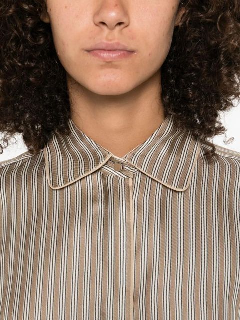 Max Mara Brama silk shirt - Brown