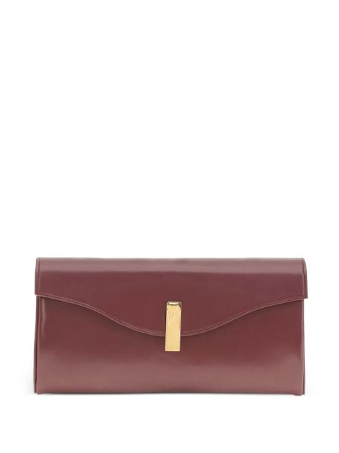 Giuseppe Zanotti Flutie leather clutch bag - Brown - zdjęcie produktu nr 1