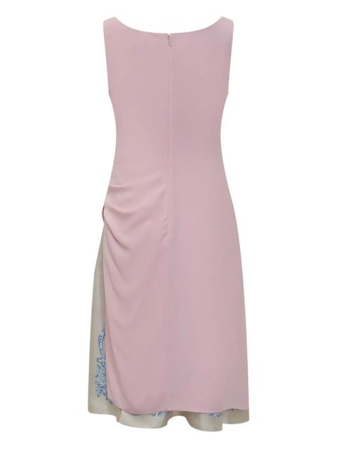 Versace draped mini dress - Pink