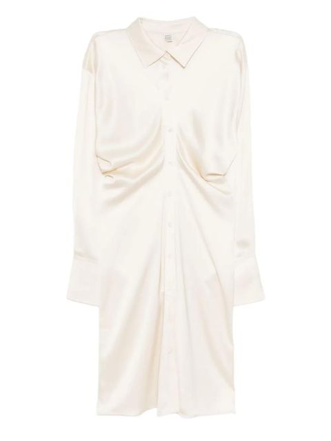 TOTEME slouched shirt dress - Neutrals - zdjęcie produktu nr 1