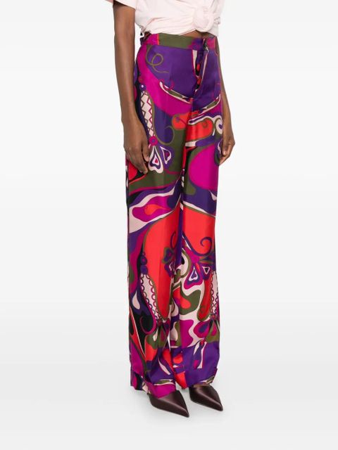 PUCCI abstract-print trousers - Purple - zdjęcie produktu nr 2