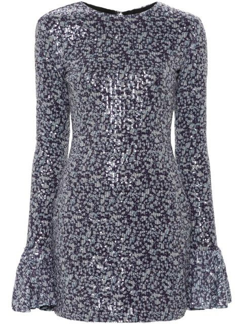ROTATE BIRGER CHRISTENSEN sequinned mini dress - Purple - zdjęcie produktu nr 1