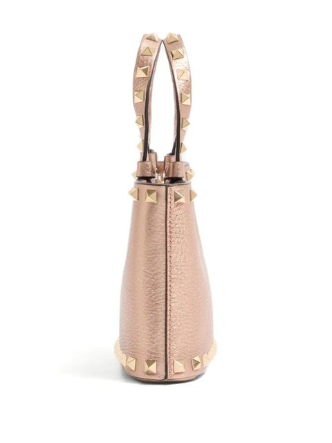 Valentino Garavani mini Rockstud tote bag - Brown