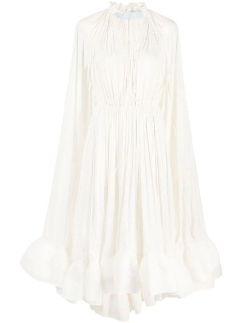 Lanvin cape-design midi-dress - White - zdjęcie produktu nr 1