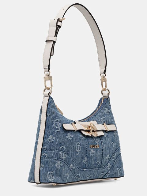 Guess torebka GREYSON kolor niebieski HWDG92 06180