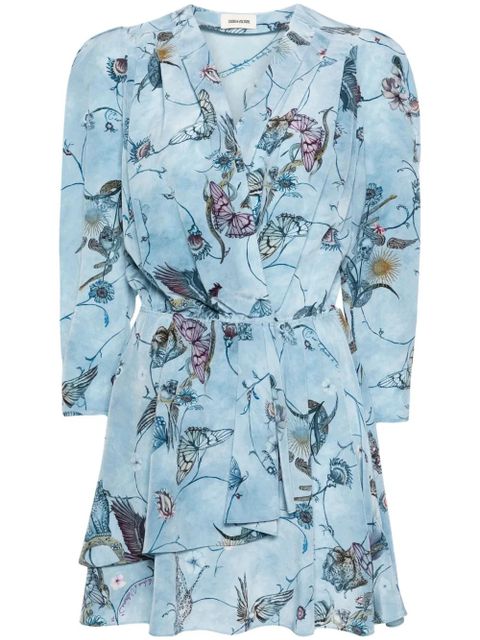 Zadig&Voltaire Rogers silk mini dress - Blue - zdjęcie produktu nr 1