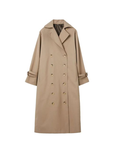 TOTEME notched-lapel double-breasted coat - Neutrals - zdjęcie produktu nr 1