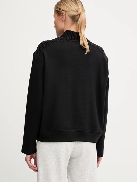 Guess bluza DORA damska kolor czarny gładka V5BQ13 K1981