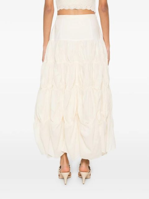 Ulla Johnson Davina drop-waist mid skirt - Neutrals