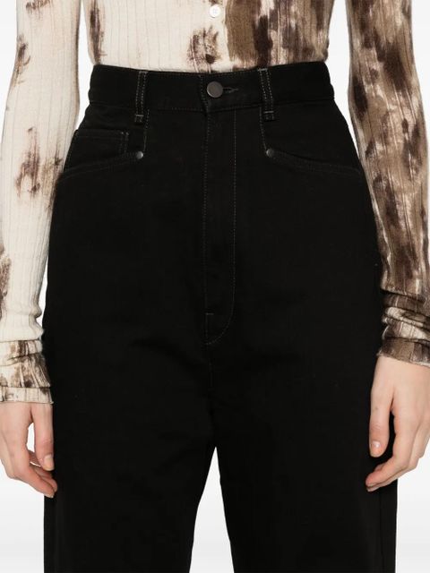 LEMAIRE drop-crotch jeans - Black