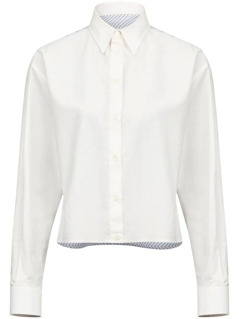 MM6 Maison Margiela cropped shirt - White - zdjęcie produktu nr 1