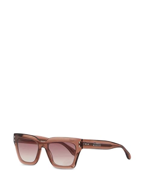 Isabel Marant Eyewear Carmy square-frame sunglasses - Red - zdjęcie produktu nr 1