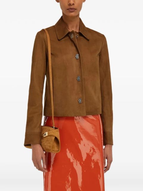 Ferragamo Hug mini croc-effect tote bag - Neutrals - zdjęcie produktu nr 2