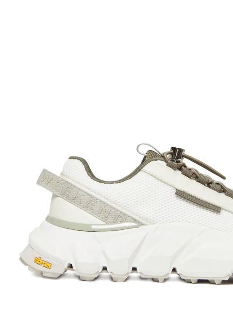 Weekend Max Mara zip-fastening mesh trainers - Neutrals