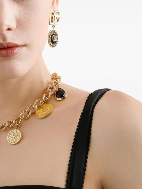 Dolce & Gabbana DG Medallion earrings - Gold - zdjęcie produktu nr 2