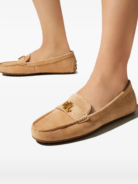 Lauren Ralph Lauren Barnsbury logo-plaque loafers - Neutrals