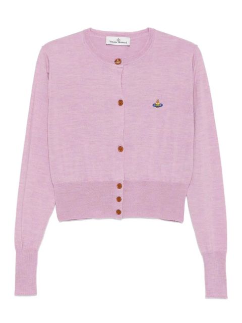 Vivienne Westwood Bea orb-embellished button cardigan - Pink - zdjęcie produktu nr 1