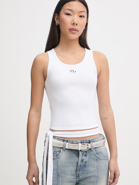 Diesel top damski bawełniany z elastanem T-ANKY-TAIL - zdjęcie produktu nr 2