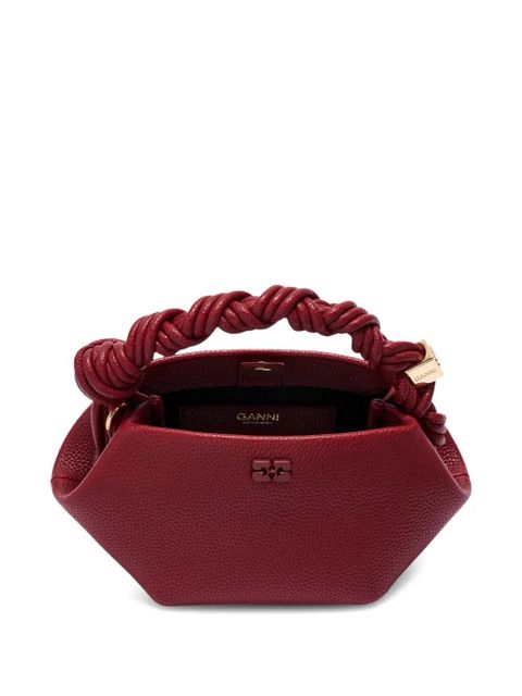 GANNI twisted-handle tote bag - Red